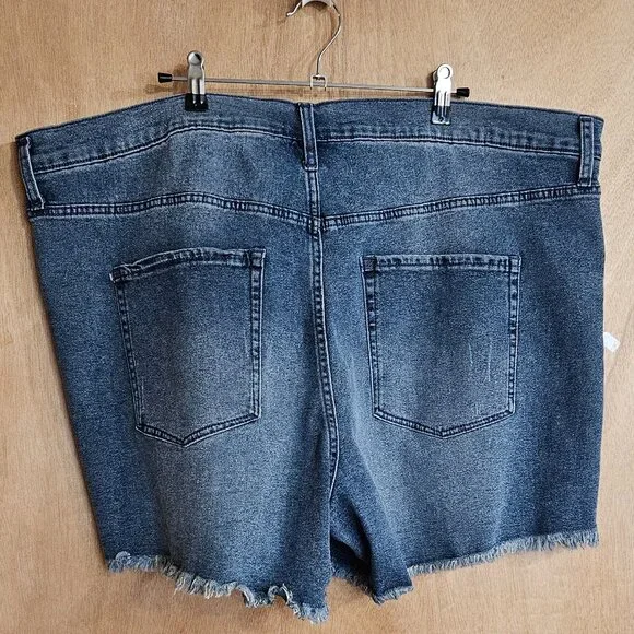 Jessica Simpson 24W Infinity High Waist Buttonfly Jean Shorts - Picture 2 of 13